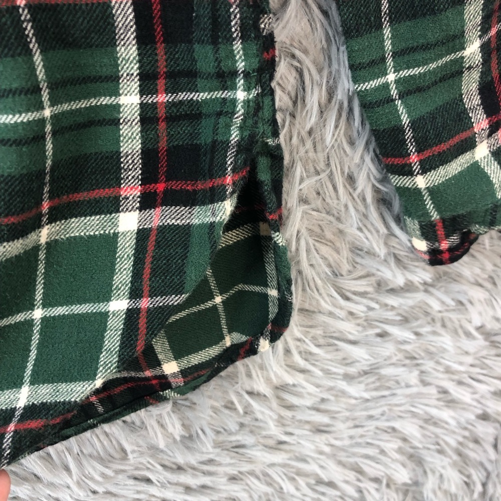 American Eagle Shirt Womens Medium Amazingly Soft Plaid Checkered Button Front - Picture 5 of 12